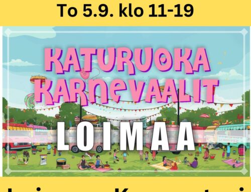 Katuruokakarnevaalit 4.-5.9. Loimaan Kauppatorilla