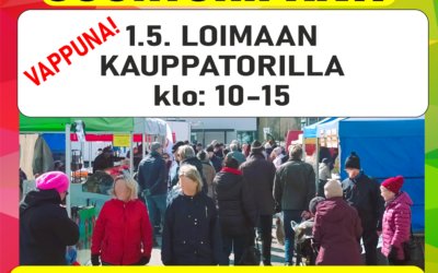 Kauppatorilla Vappuillaan 1.5.!