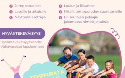 Jos sul lysti on -koko perheen hauska hyvinvointitapahtuma koko perheelle Loimaan kauppatorilla 2.8.!