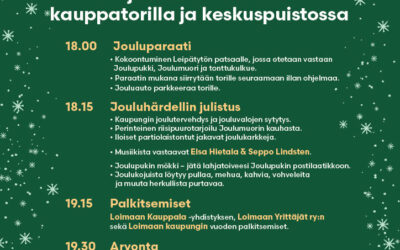 Loimaan Iloinen Joulunavaus tulee!