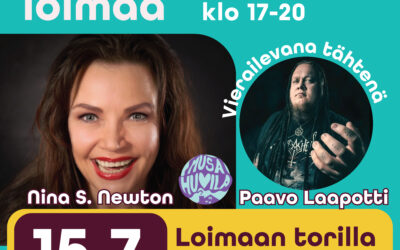 Kesän toinen iltatori Loimaan Kauppatorilla ja yhteislauluilta